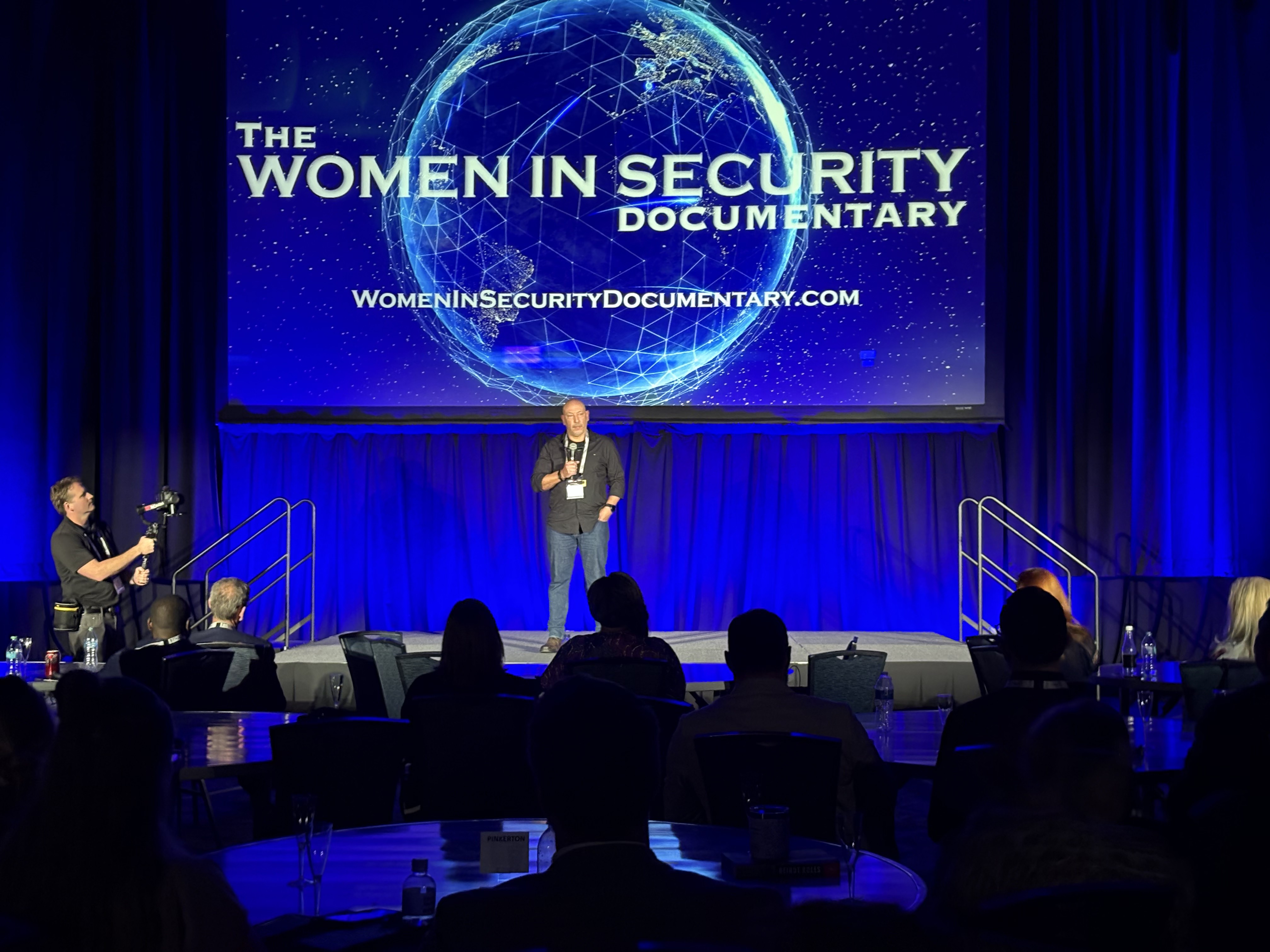 Gilad Solnik of Amazon WWOS introducing the film at GSX