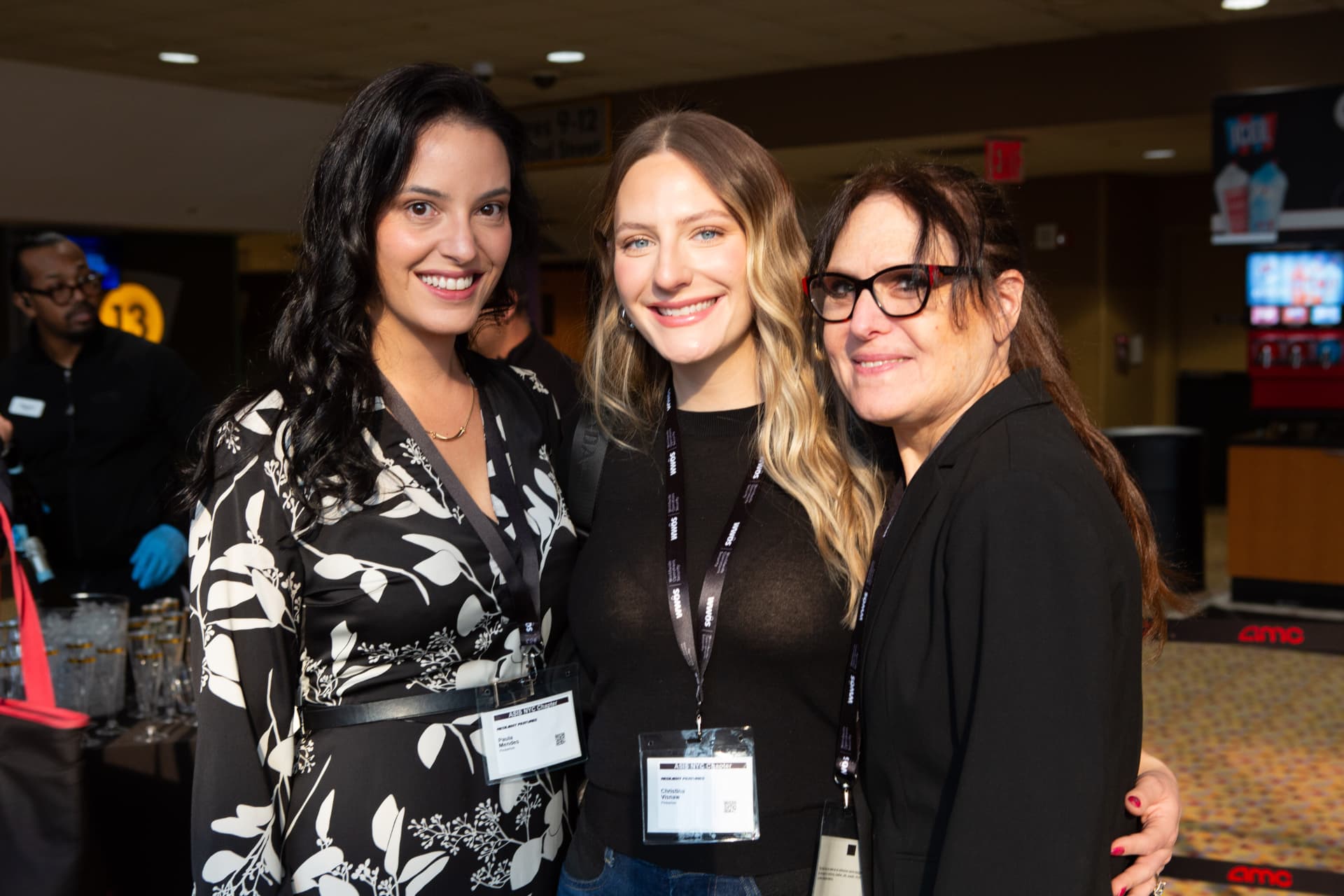 Three key members of the Women In Security Documentary team