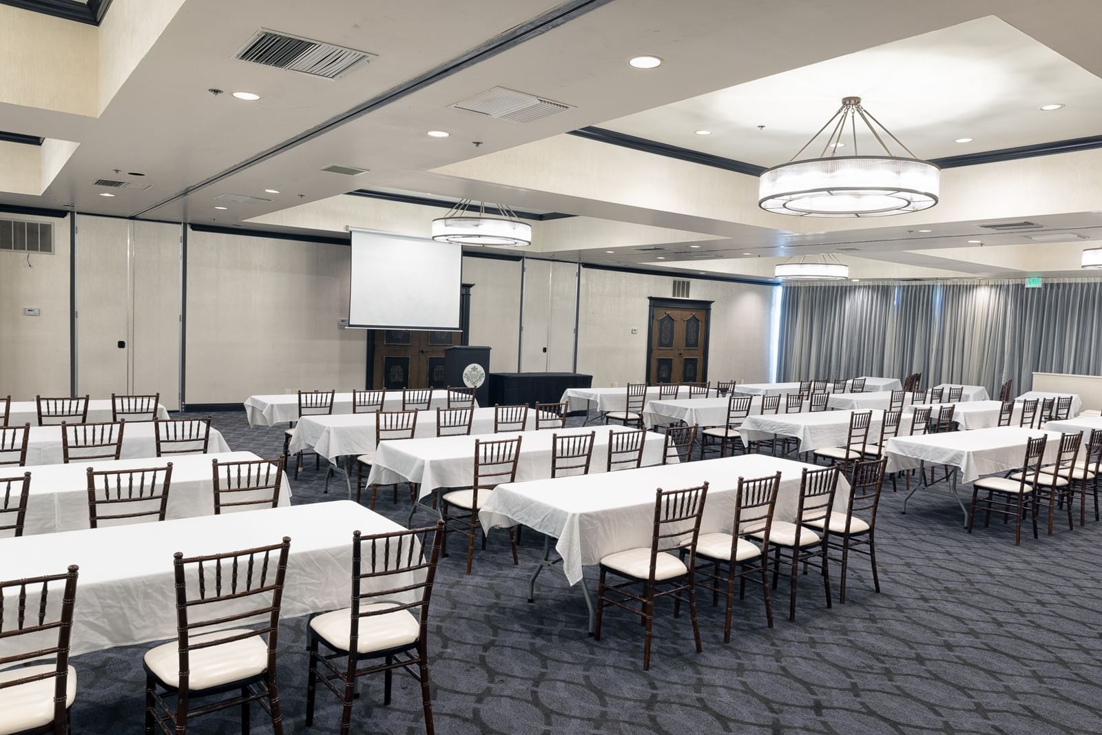 The Regal Ballroom, set for a gathering